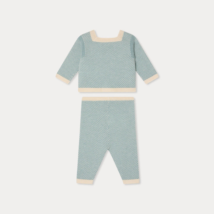 Joe Blue Knit Set - Bleu Moyen 915A - Posh New York