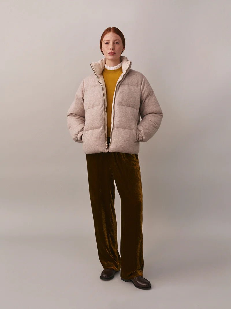 Joliesse Puffer Jacket - Mastic Chine - Posh New York