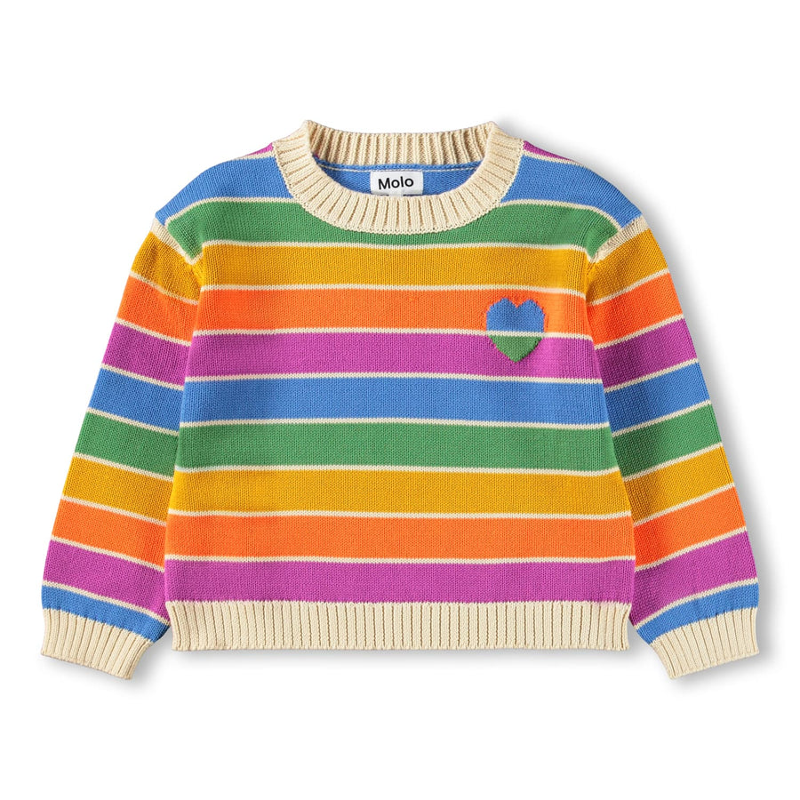 Jumpers & Cardigans - Heart Rainbow - Posh New York
