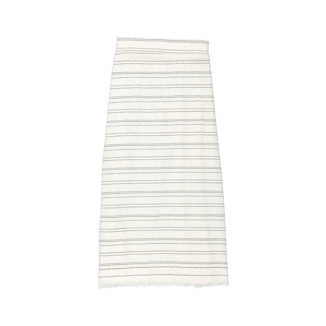 Knit Ivory and Black Maxi Skirt - Posh New York