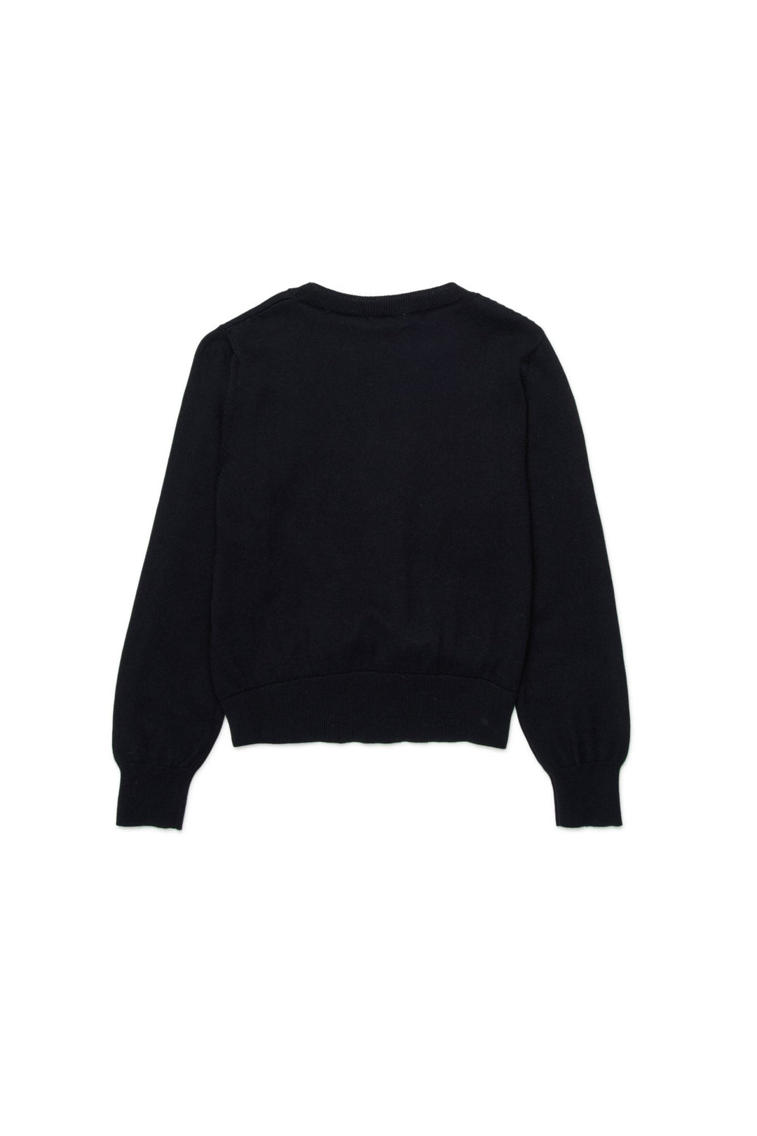 Knit Sweater Wuth Twisted Hem - Black - Posh New York