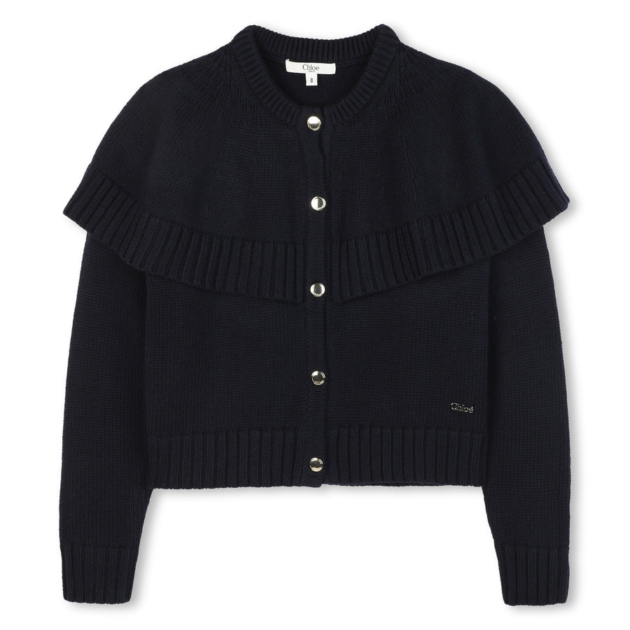 Knitted Cardigan - Navy - Posh New York