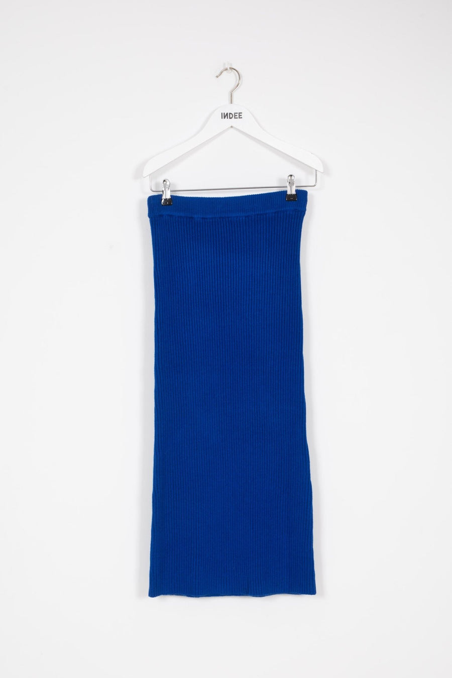 Knitted Skirt - Royal Blue - Posh New York