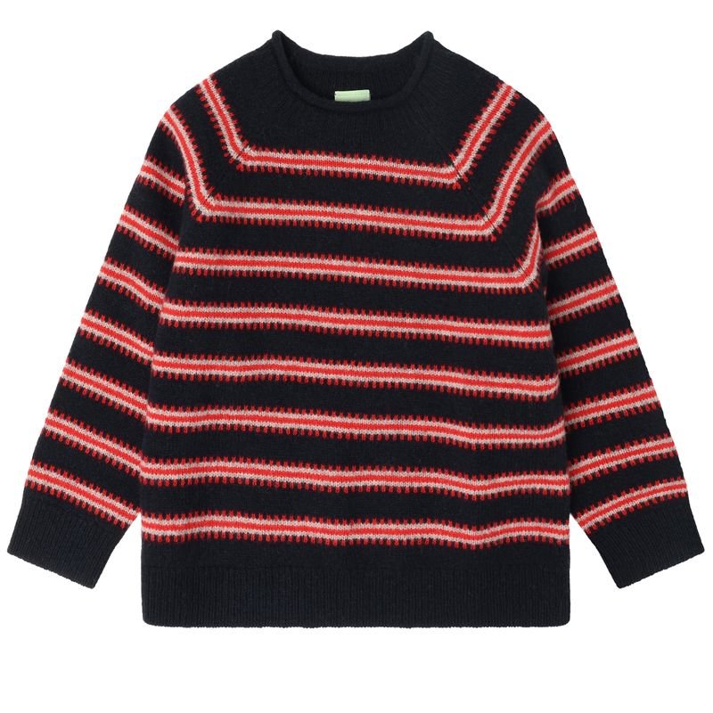 Lambswool Jumper - Dark Navy - Posh New York