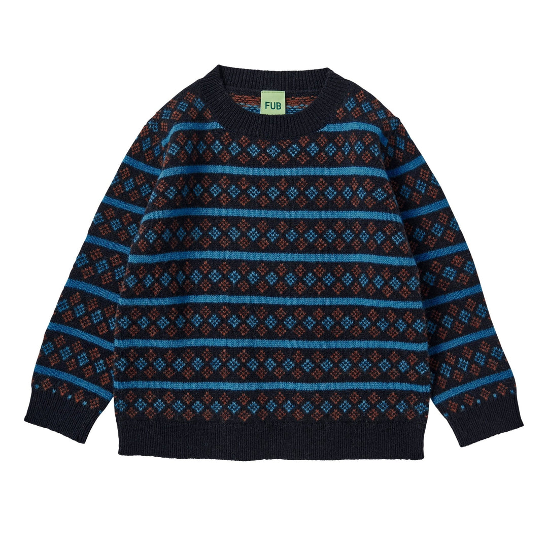 Lambswool Sweater - Dark Navy - Posh New York