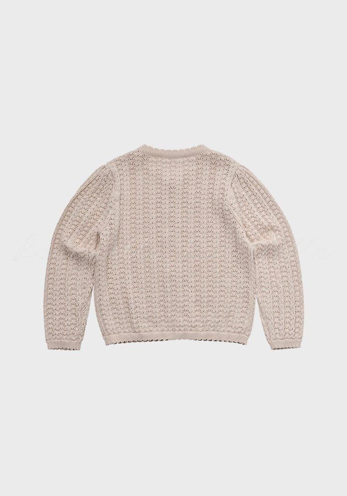 Lavendar Knit Pink Cardigan - Lavendar - Posh New York