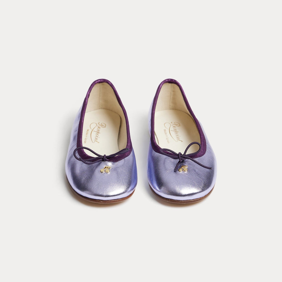 Lavendar shoe with a bowe - Lilas 057A - Posh New York