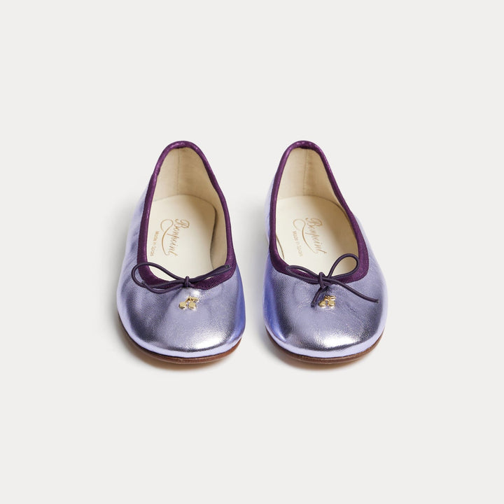 Lavendar shoe with a bowe - Lilas 057A - Posh New York