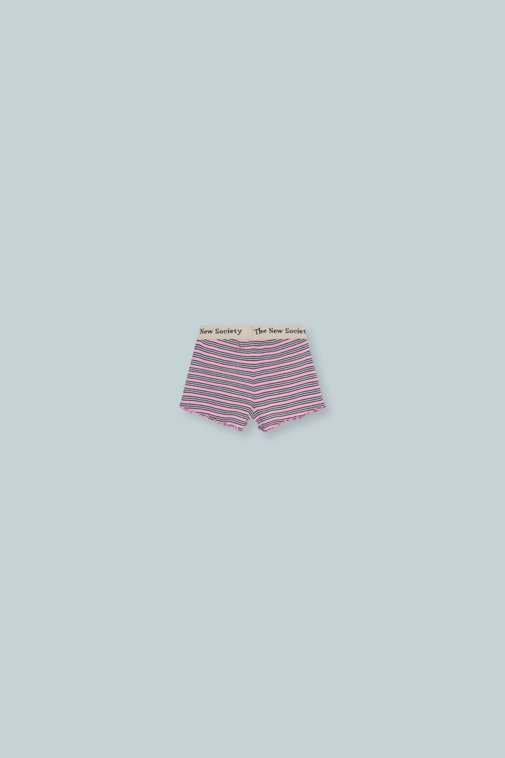 Lavendar Shorts Mini Stripes - Pink Lavendar Stripe - Posh New York