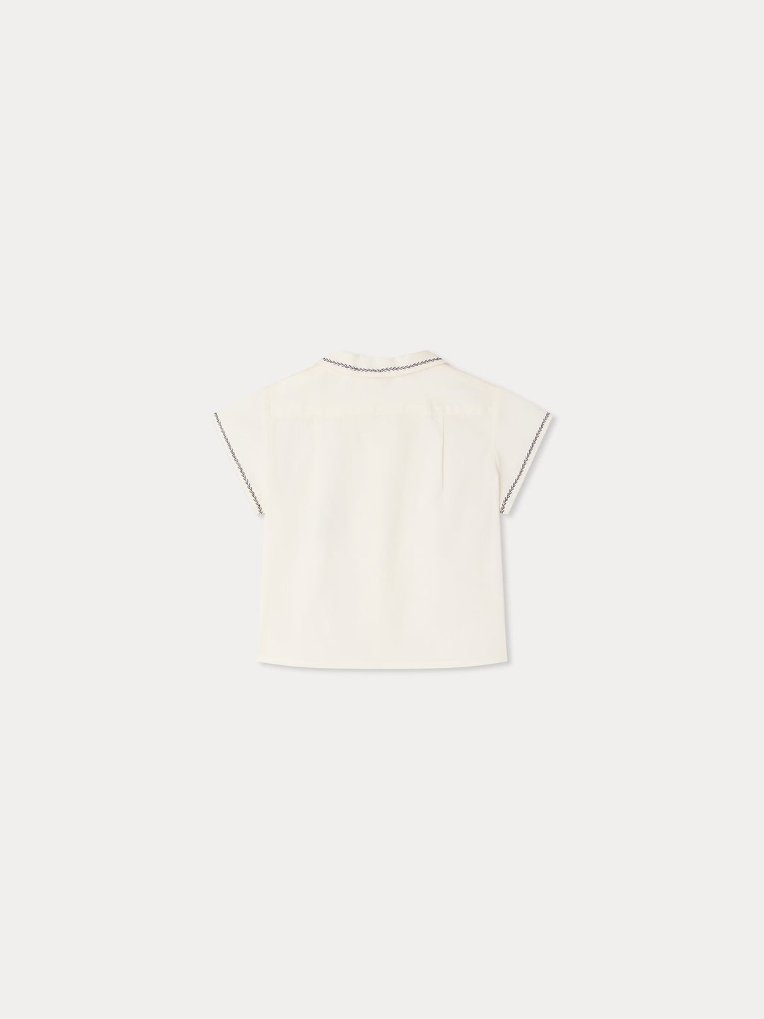 Lennard White Embroidered Shirt - UPB Blanc Lait 102 - Posh New York