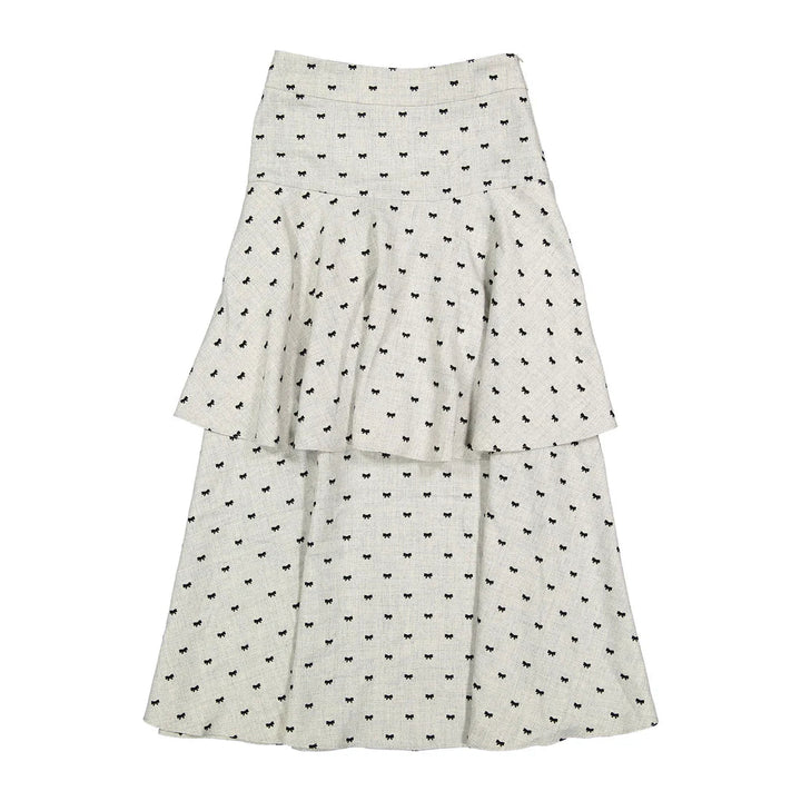 Light Grey Bows Drop - Light Grey - Posh New York