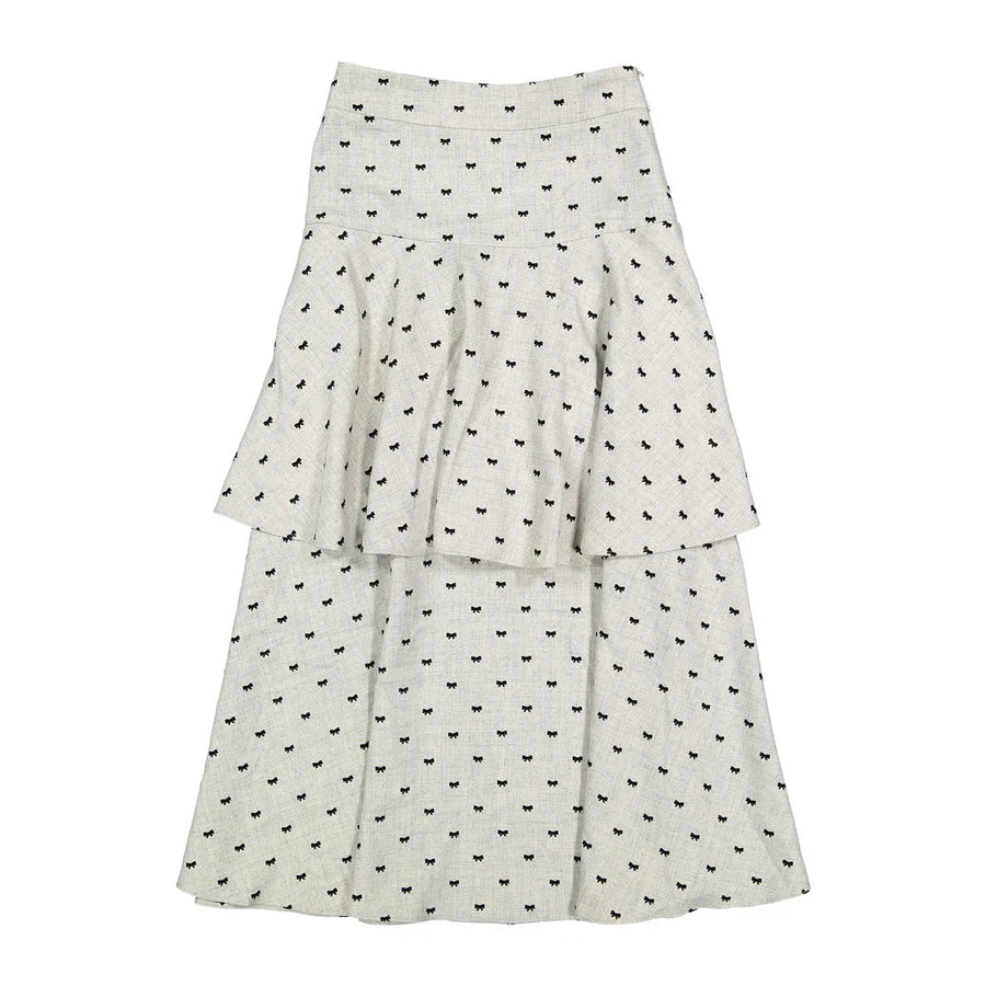 Light Grey Bows Drop - Light Grey - Posh New York