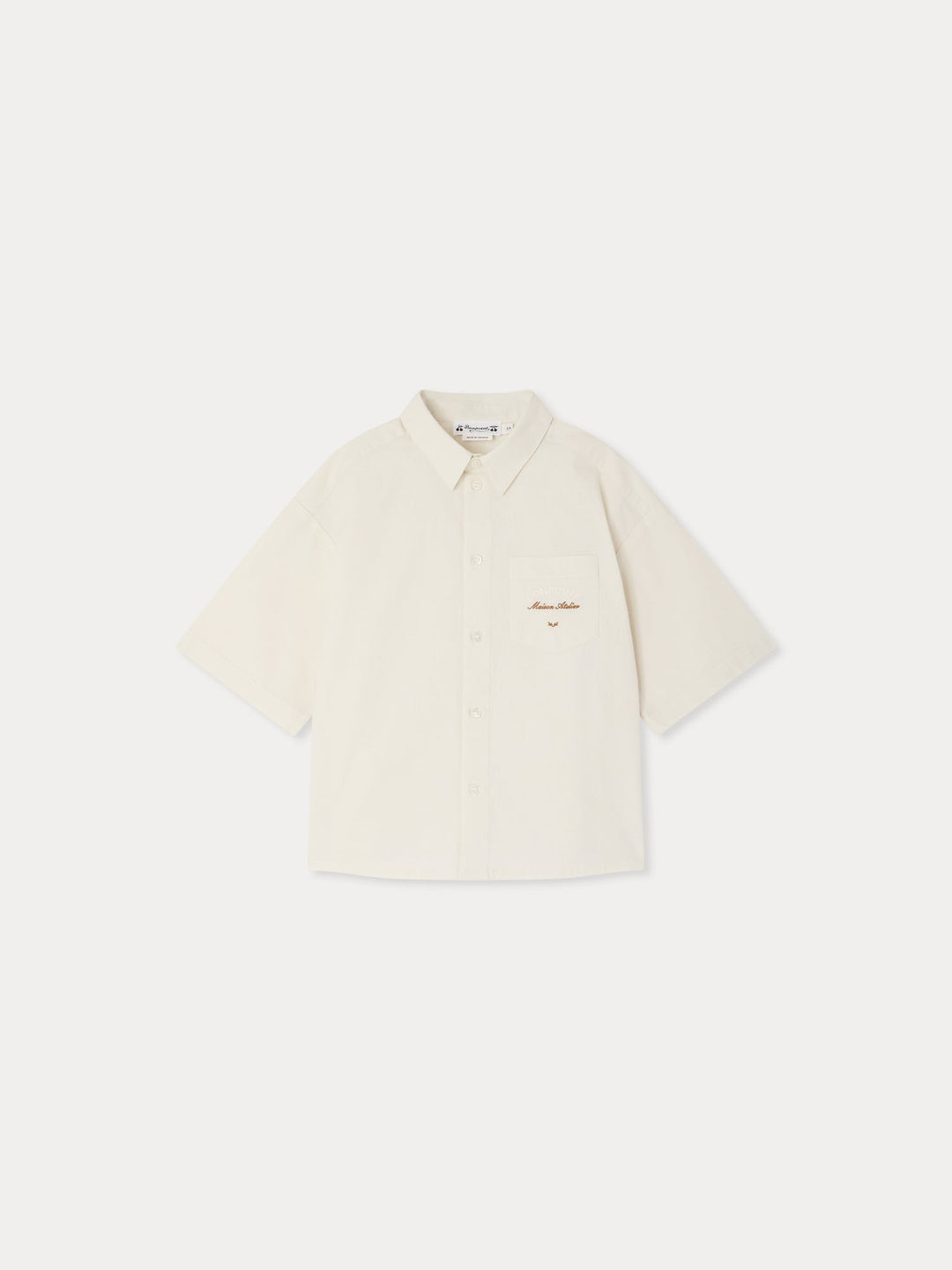 Linen Shirt With Pocket - Blanc Lait 002 - Posh New York