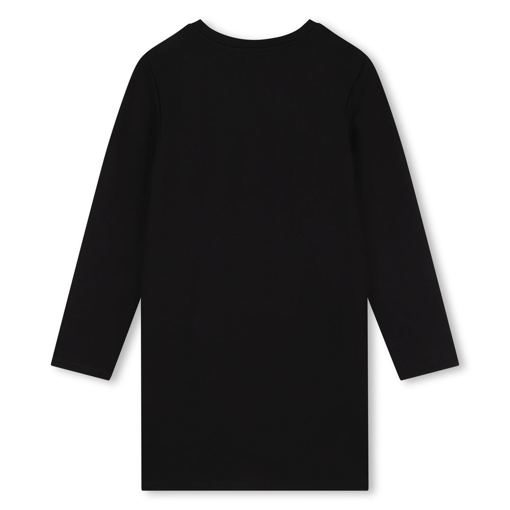 Long Sleeved Dress - Black - Posh New York