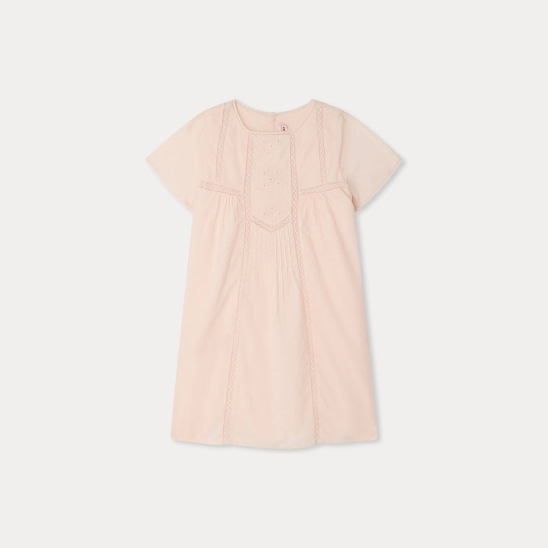 Lora Pink Cotton Dress - Rose Petale 021A - Posh New York