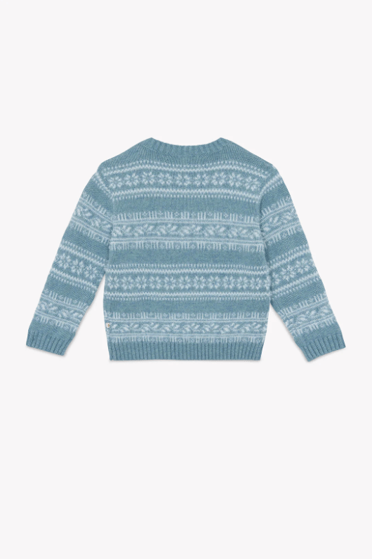 Loustic Poilu Sweater - Bleu Givre - Posh New York