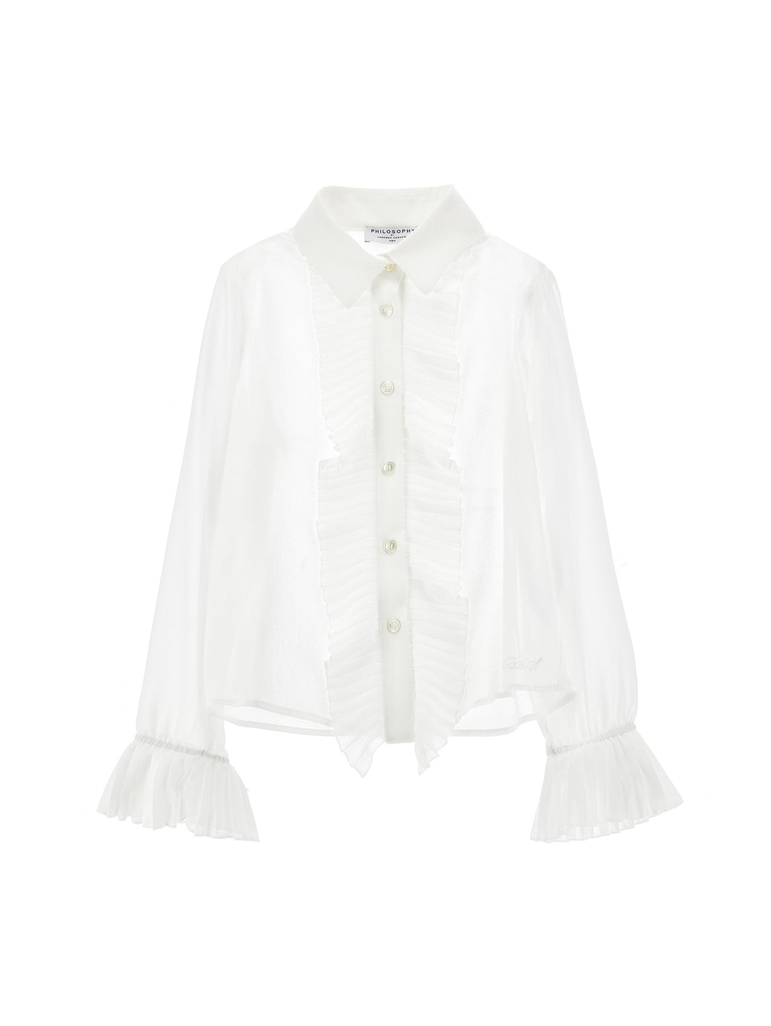 LS Button Down Shirt - White - Posh New York