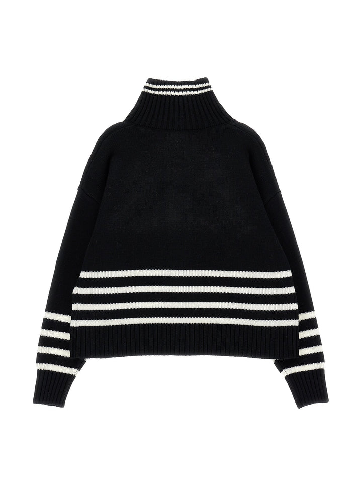Ls Cardigan W Logo - Black - Posh New York