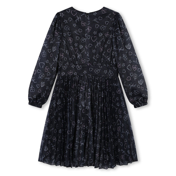 LS Glitter Dress - Black - Posh New York