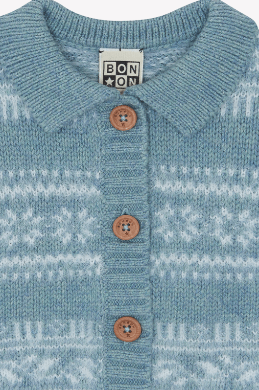 Lucien BB Poilu - Bleu Givre - Posh New York