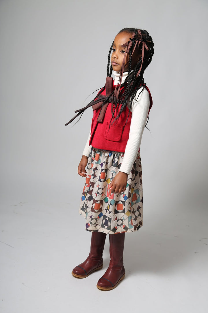 Luna Smocked Skirt - Rainbow - Posh New York