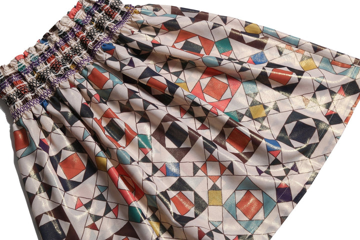 Luna Smocked Skirt - Rainbow - Posh New York