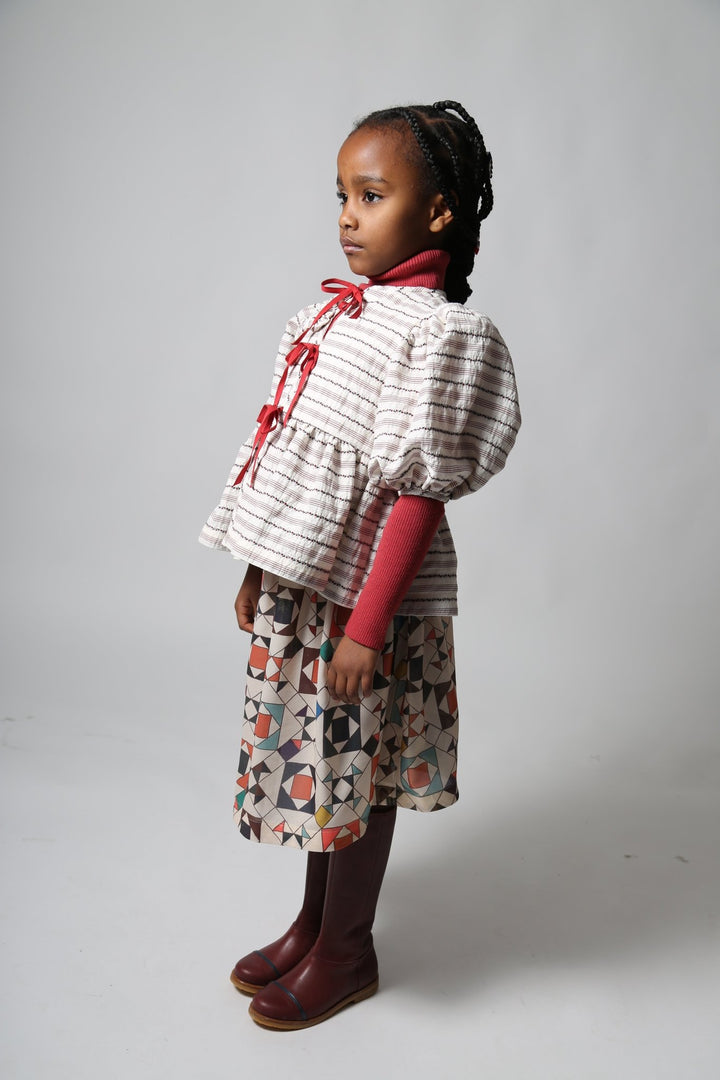 Luna Smocked Skirt - Rainbow - Posh New York