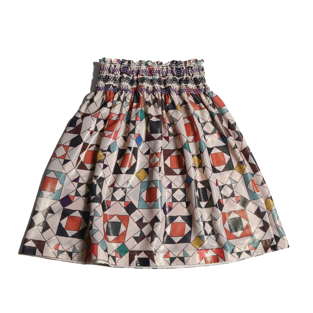 Luna Smocked Skirt - Rainbow - Posh New York