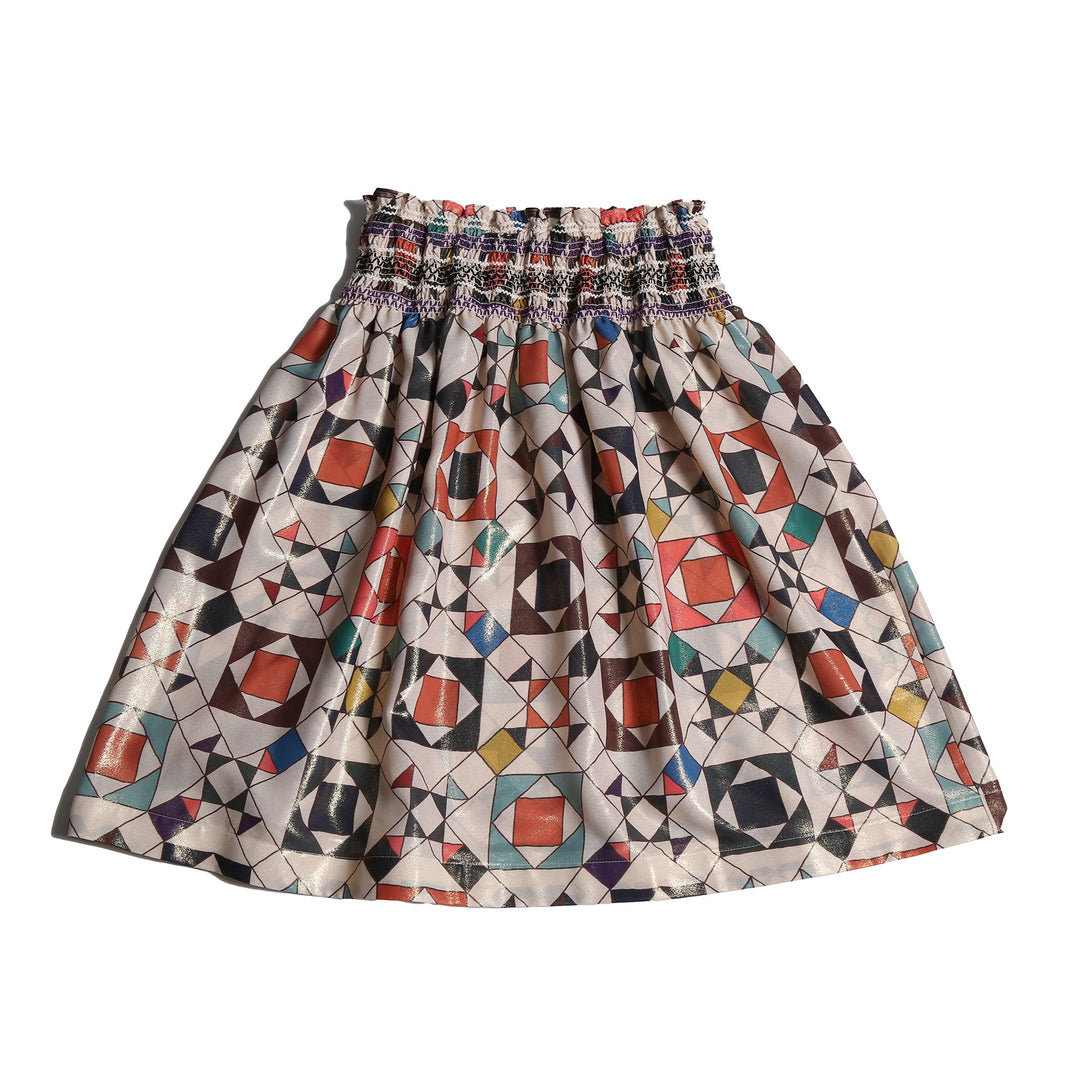 Luna Smocked Skirt - Rainbow - Posh New York