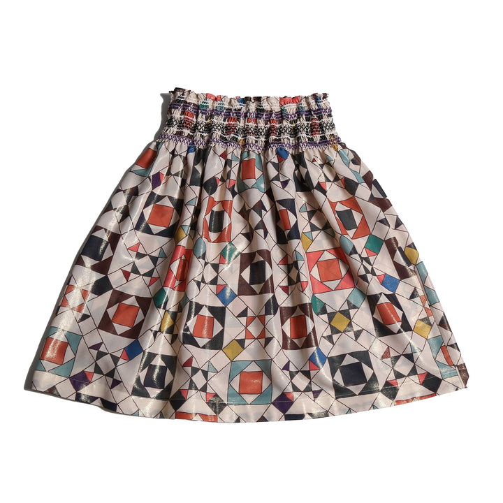 Luna Smocked Skirt - Rainbow - Posh New York