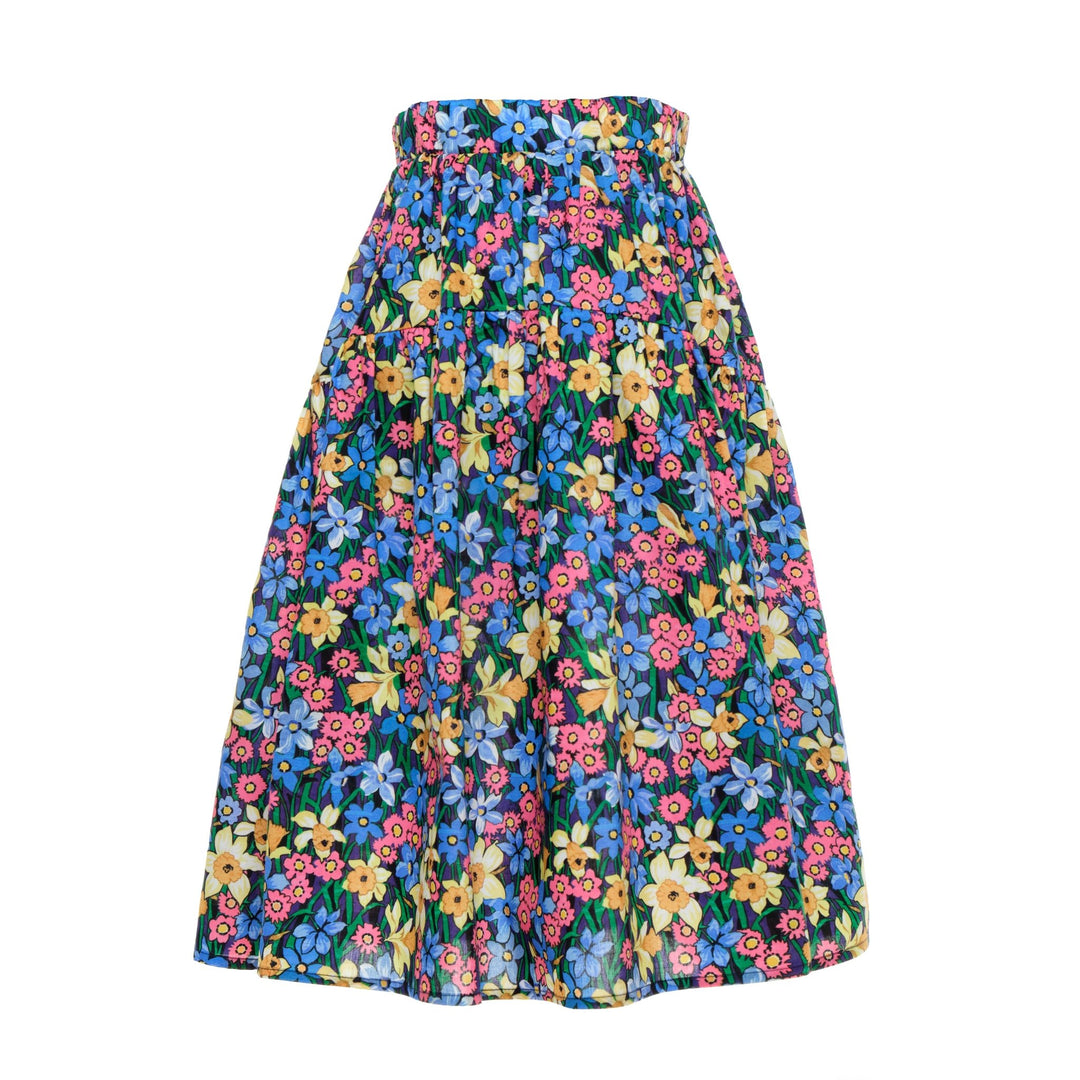 Madison Long Skirt - Blue - Posh New York