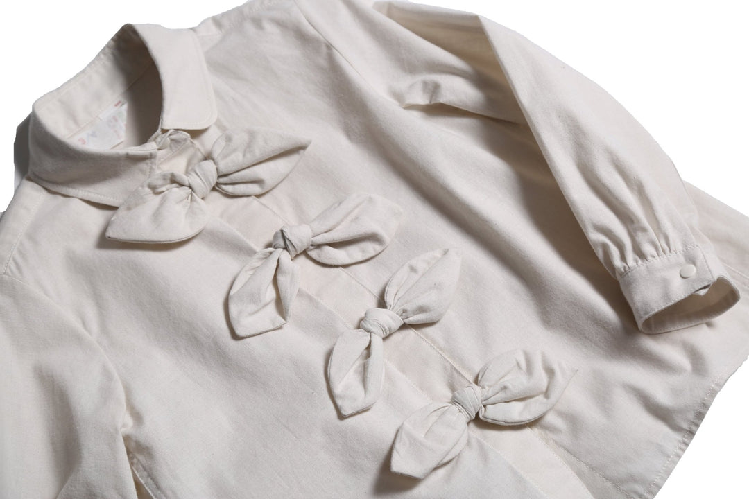 Maya Bow Blouse - Opal - Posh New York