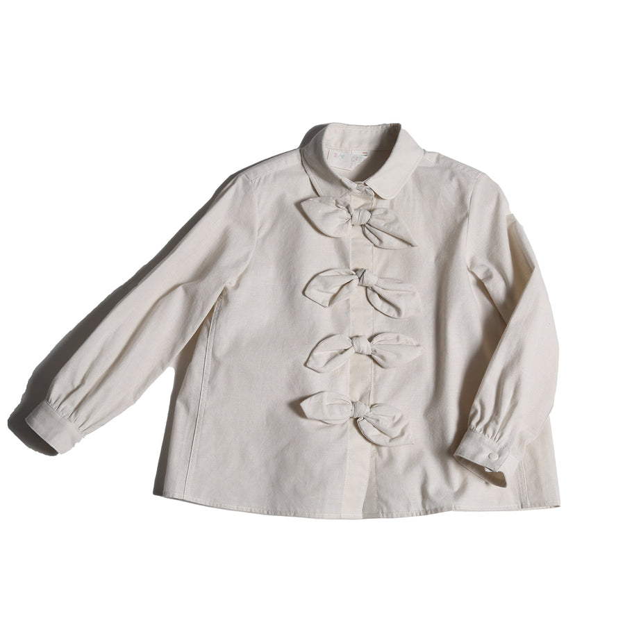 Maya Bow Blouse - Opal - Posh New York
