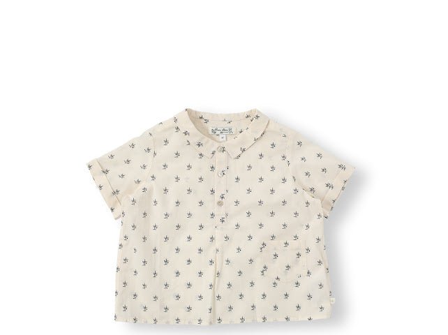 Mico Half Shirt - Cream - Posh New York