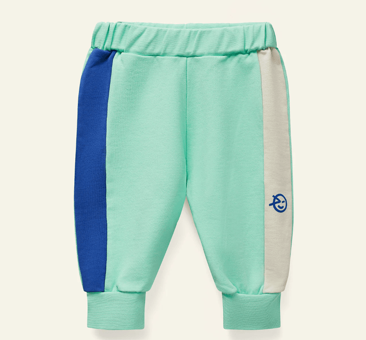 Mini Keel Colorblock Sweatpants - Green/Blue - Posh New York