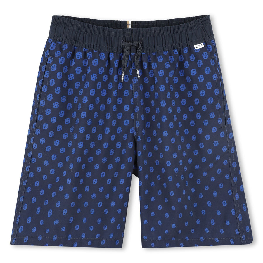 Mini Me Double B Swim Shorts - Navy - Posh New York