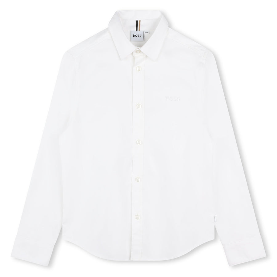 Mini Me LS Shirt - White - Posh New York