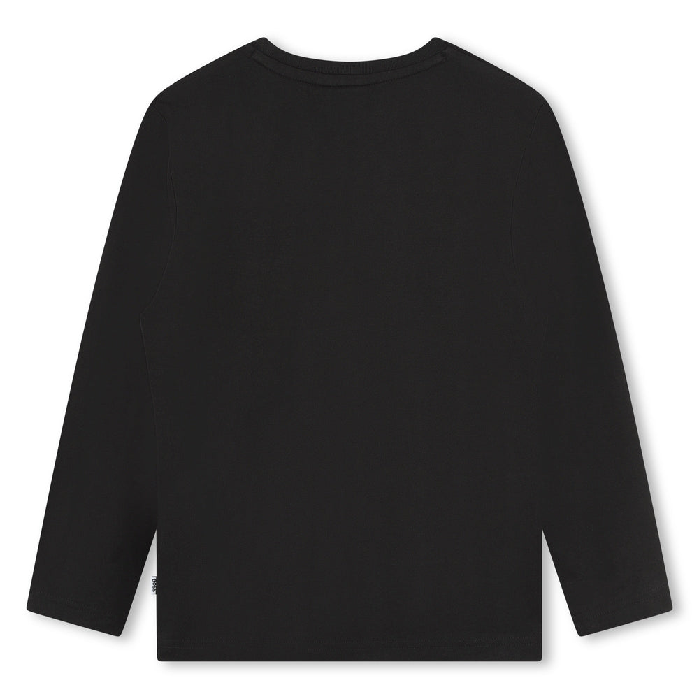 Mini Me LS Small Logo - Black - Posh New York