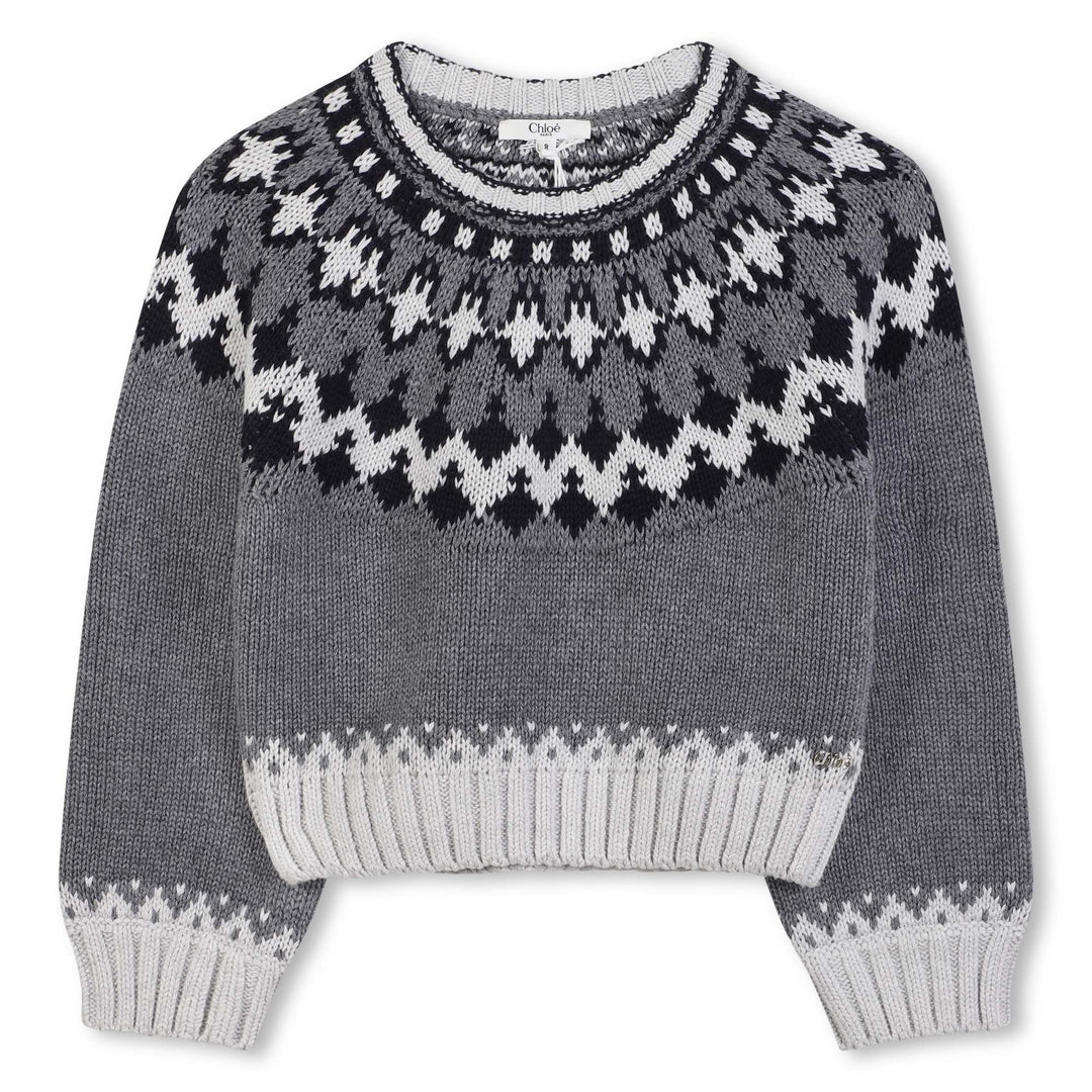 Mini Me Sweater Wool - Heather Grey - Posh New York