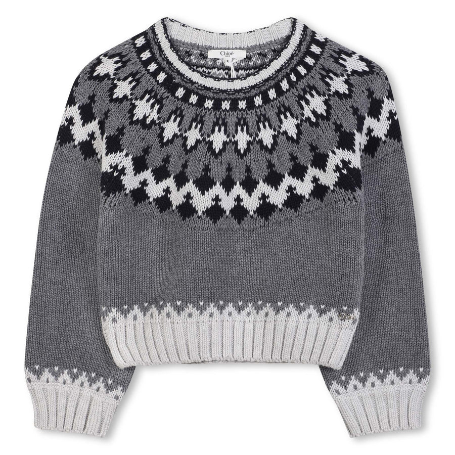 Mini Me Sweater Wool - Heather Grey - Posh New York