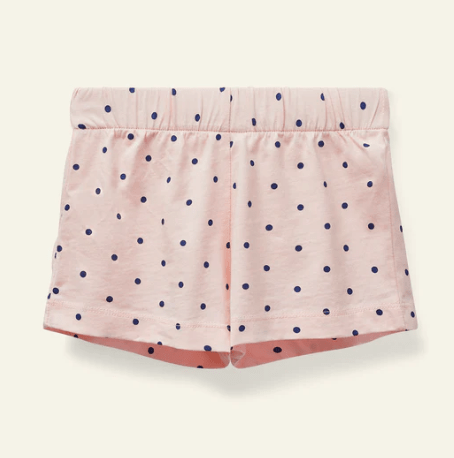 Mini Polka Short - Pale Pink Polka - Posh New York