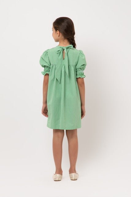 Mint Green Dress With Sweet Bow - Verd - Posh New York