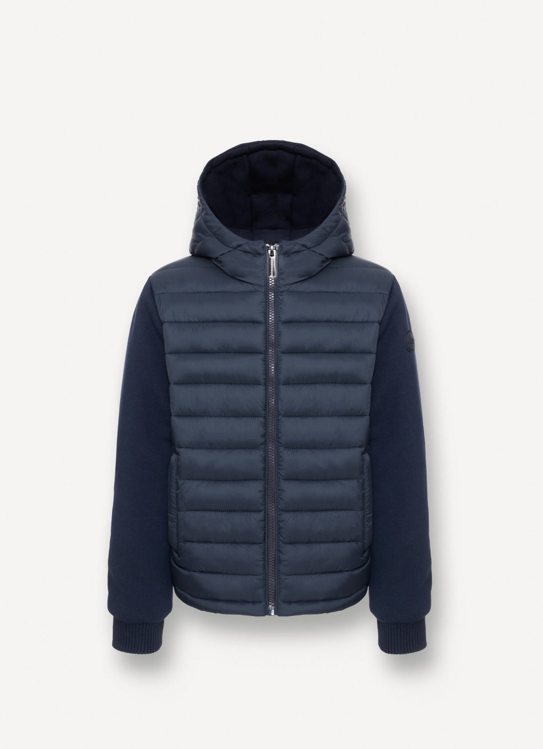 Multi Material Hooded Jacket - 68 - Posh New York