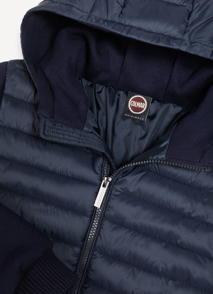 Multi Material Hooded Jacket - 68 - Posh New York