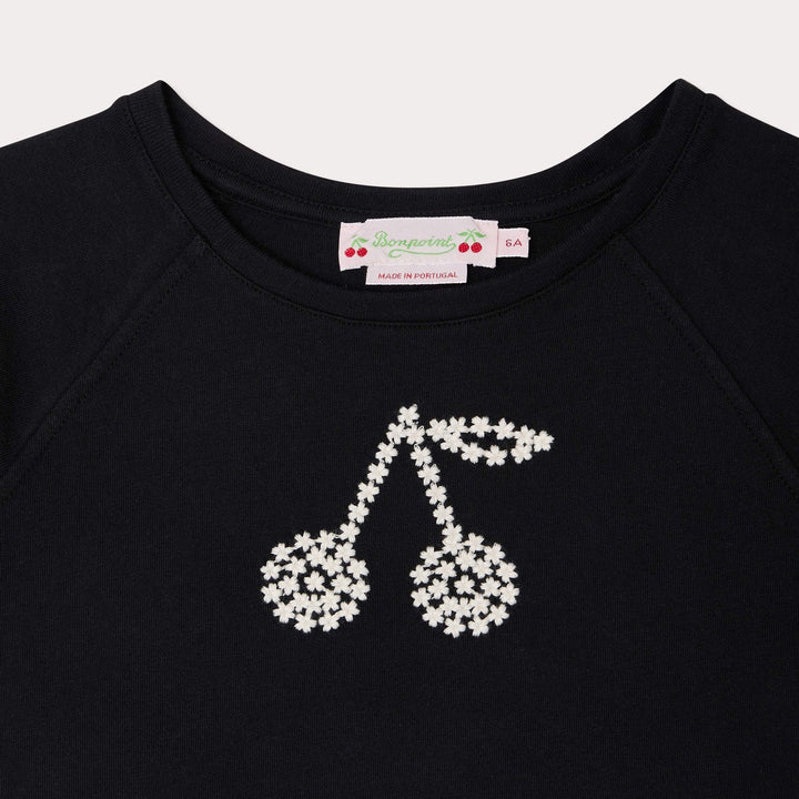 Navy Cherry Tee - Faux Noir 199A - Posh New York