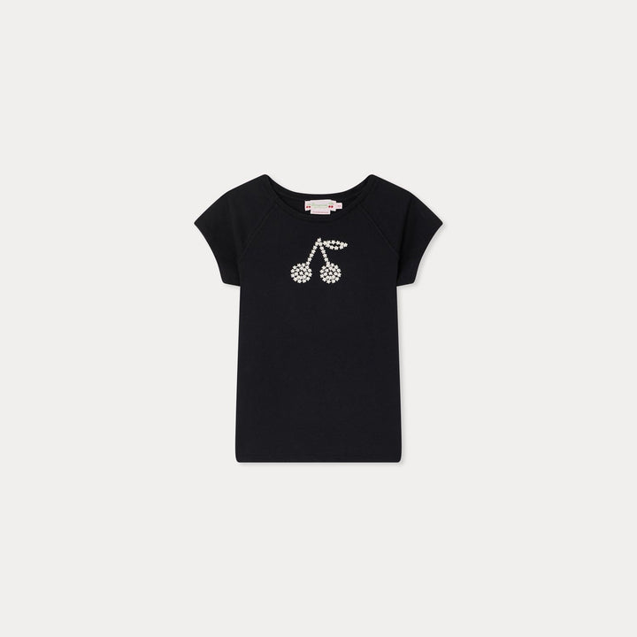 Navy Cherry Tee - Faux Noir 199A - Posh New York