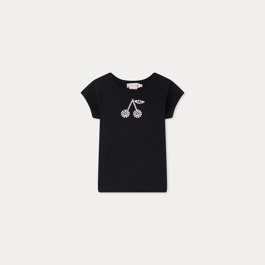 Navy Cherry Tee - Faux Noir 199A - Posh New York
