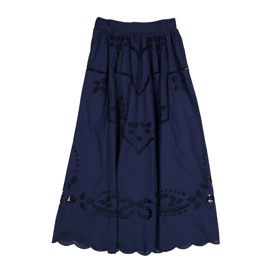 Navy Skirt - Navy - Posh New York