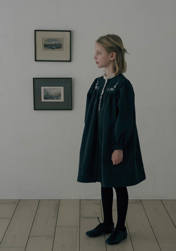 Noir Corduroy Dress - Black - Posh New York