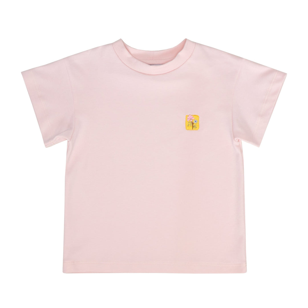 Nova Cotton Pink Tee - Pink - Posh New York